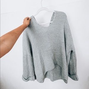 Oversized V-Neck Sweater